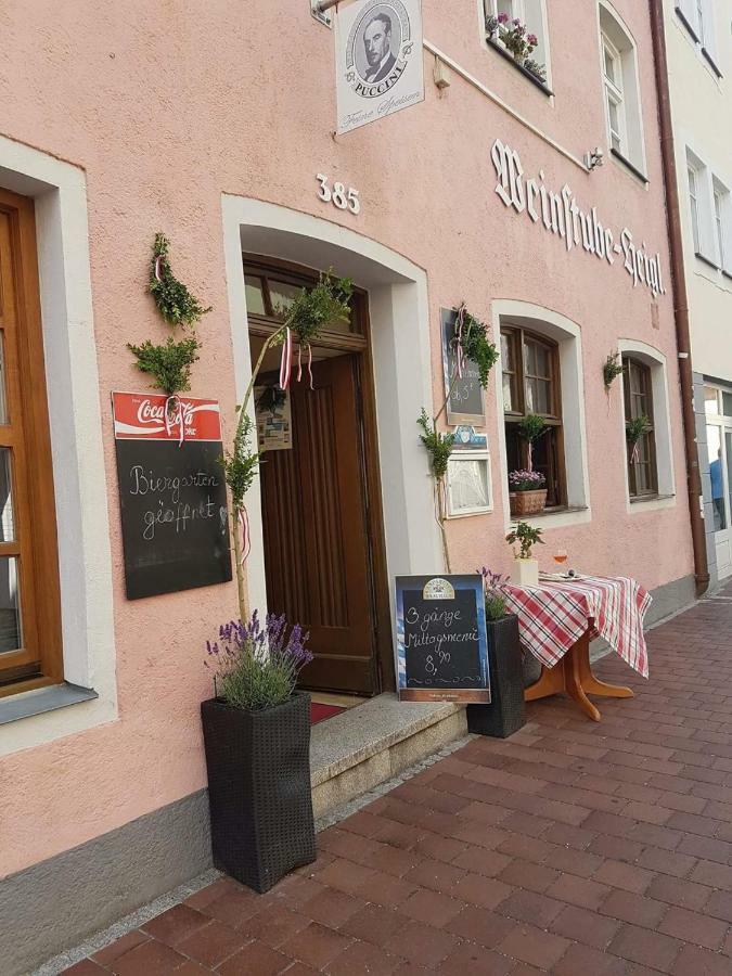 Weinstube Heigl Restaurante Pizzeria Puccini Hotel Landshut Eksteriør billede